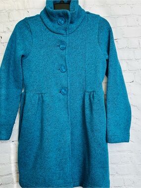 Patagonia Kids Girls Size M 10 Blue Better Sweater Coat Jacket Peacoat